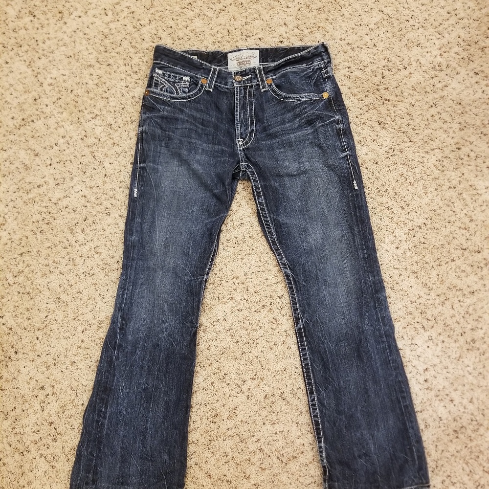 Men's buckle jeans